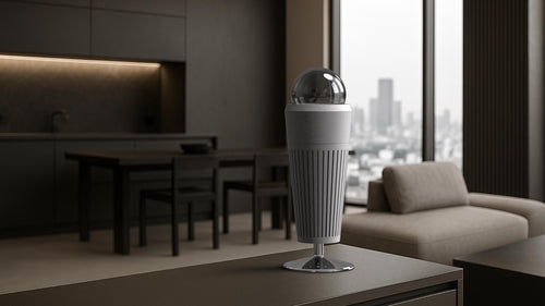 REAZENABLE M | Sci-Fi Futuristic Bluetooth Speaker Ambient Light